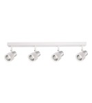 Adjustable ceiling lamps - spots - Milagro Cino Ceiling Lamp 4xGU10 White + Chrome ML9950 - product 1