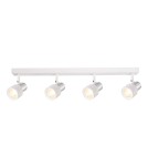 Adjustable ceiling lamps - spots - Milagro Cino Ceiling Lamp 4xGU10 White + Chrome ML9950 - product 2