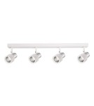 Adjustable ceiling lamps - spots - Milagro Cino Ceiling Lamp 4xGU10 White + Chrome ML9950 - product 5