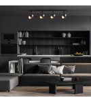 Adjustable ceiling lamps - spots - Milagro Cino Ceiling Lamp 4xGU10 Black + Chrome ML9951 - product 3