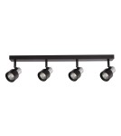 Adjustable ceiling lamps - spots - Milagro Cino Ceiling Lamp 4xGU10 Black + Chrome ML9951 - product 5