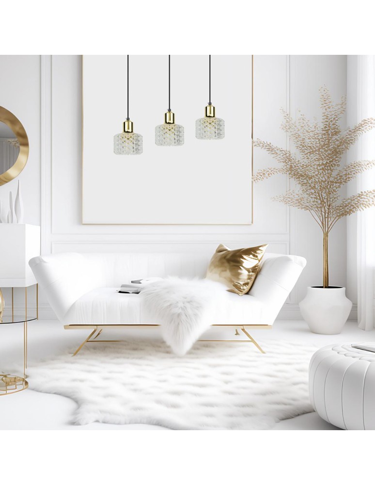 Triple pendant lamps - Milagro LUMI 3xG9 pendant lamp ML9748 - product kolory-swiatla.pl 3