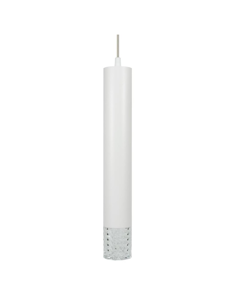 Single pendant lamps - Milagro TUBI WHITE 1xGU10 pendant lamp ML8878 - product kolory-swiatla.pl 2