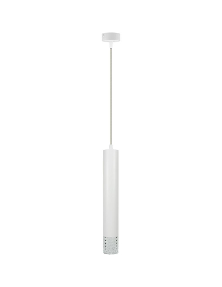 Single pendant lamps - Milagro TUBI WHITE 1xGU10 pendant lamp ML8878 - product kolory-swiatla.pl 7