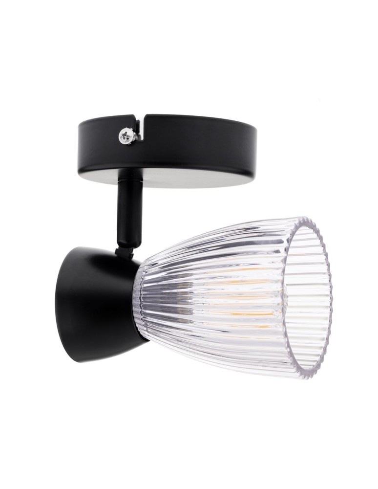 Adjustable ceiling lamps - spots - Milagro Wall lamp BEST BLACK 1xE14 ML9970 - product kolory-swiatla.pl 3