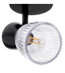 Adjustable ceiling lamps - spots - Milagro Wall lamp BEST BLACK 1xE14 ML9970 - product 4