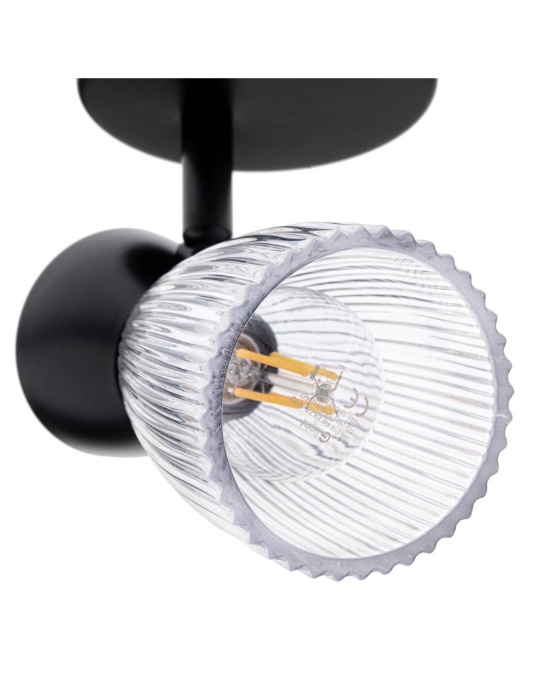 Adjustable ceiling lamps - spots - Milagro Wall lamp BEST BLACK 1xE14 ML9970 - product kolory-swiatla.pl 4