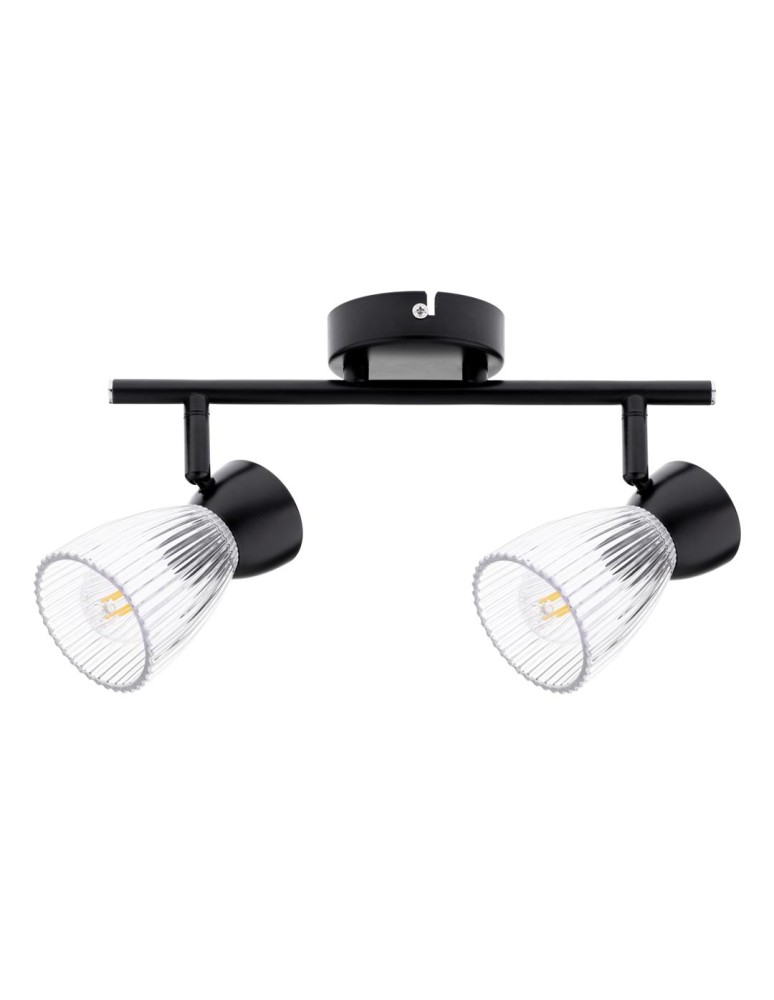 Adjustable ceiling lamps - spots - Milagro BEST BLACK 2xE14 ceiling lamp ML9971 - product kolory-swiatla.pl 2