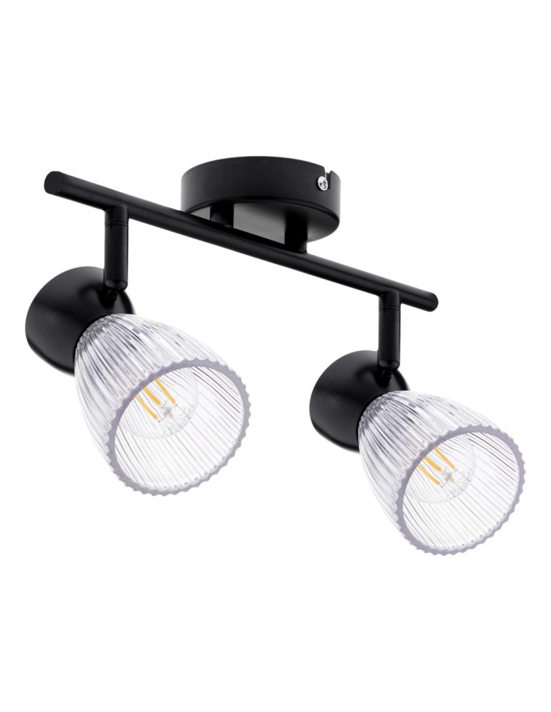 Adjustable ceiling lamps - spots - Milagro BEST BLACK 2xE14 ceiling lamp ML9971 - product kolory-swiatla.pl 8