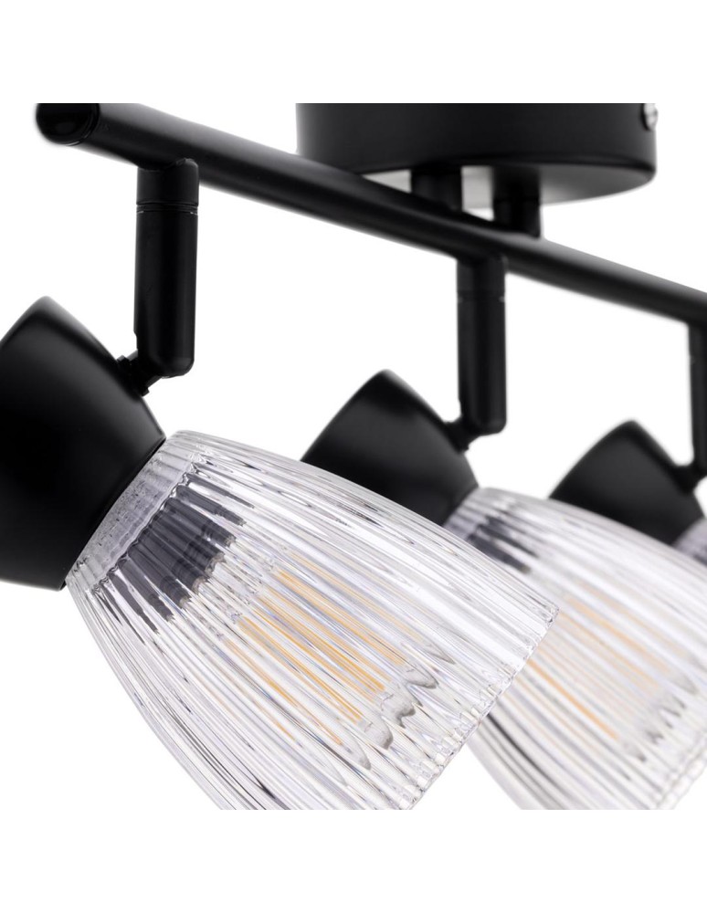 Adjustable ceiling lamps - spots - Milagro BEST BLACK 3xE14 ceiling lamp ML9972 - product kolory-swiatla.pl 3