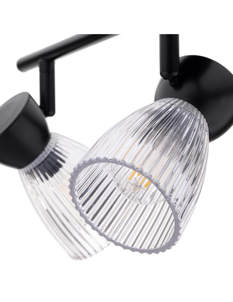 Adjustable ceiling lamps - spots - Milagro BEST BLACK 3xE14 ceiling lamp ML9972 - product kolory-swiatla.pl 4