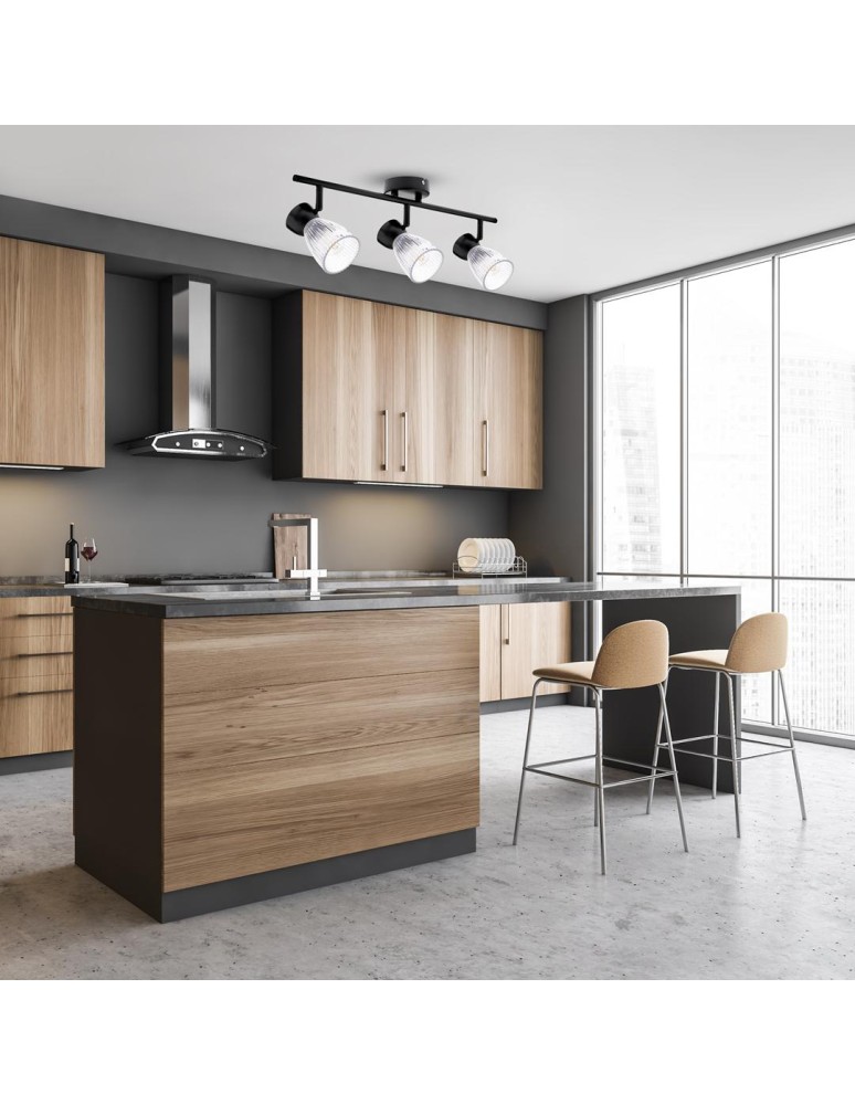 Adjustable ceiling lamps - spots - Milagro BEST BLACK 3xE14 ceiling lamp ML9972 - product kolory-swiatla.pl 5