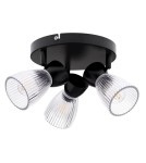 Adjustable ceiling lamps - spots - Milagro BEST BLACK 3xE14 (round) ceiling lamp ML9973 - product 1