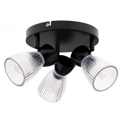 Milagro Lampa sufitowa BEST BLACK 3xE14 (round) ML9973