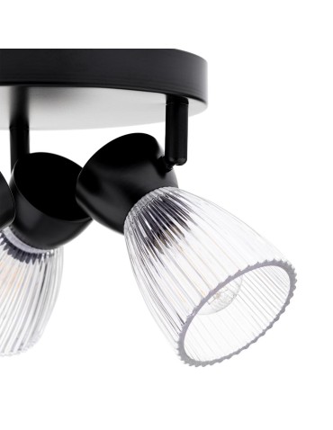 Milagro Lampa sufitowa BEST BLACK 3xE14 (round) ML9973 - produkt 2