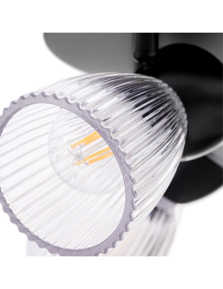 Adjustable ceiling lamps - spots - Milagro BEST BLACK 3xE14 (round) ceiling lamp ML9973 - product kolory-swiatla.pl 4