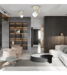 Adjustable ceiling lamps - spots - Milagro BEST GOLD wall lamp 1xE14 ML9974 - product 5