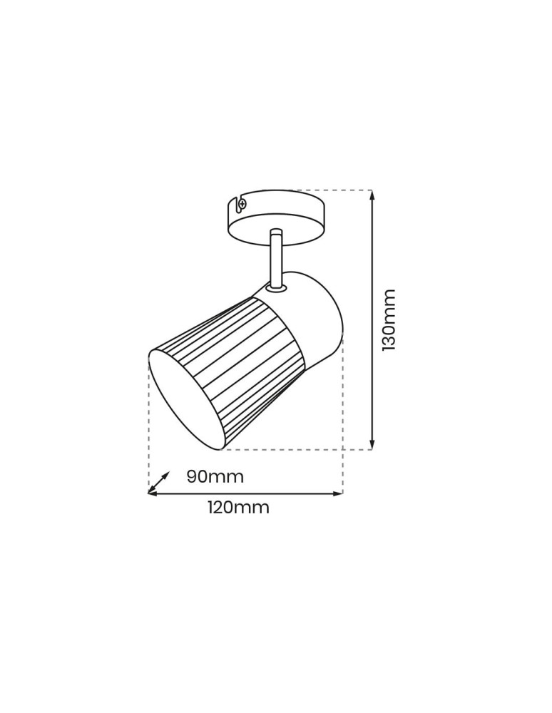 Adjustable ceiling lamps - spots - Milagro BEST GOLD wall lamp 1xE14 ML9974 - product kolory-swiatla.pl 7
