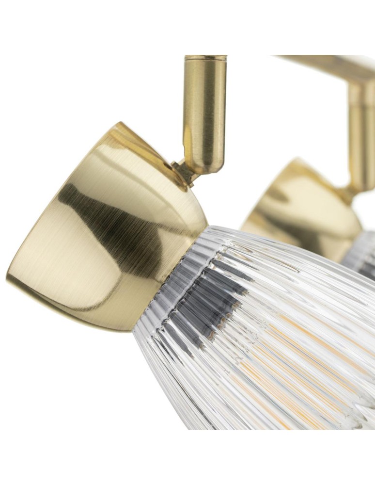 Adjustable ceiling lamps - spots - Milagro BEST GOLD 2xE14 ML9975 ceiling lamp. - product kolory-swiatla.pl 3