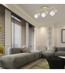 Adjustable ceiling lamps - spots - Milagro BEST GOLD 3xE14 ML9976 ceiling lamp. - product 5