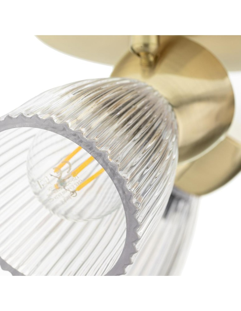 Adjustable ceiling lamps - spots - Milagro BEST GOLD 3xE14 (round) ceiling lamp ML9977 - product kolory-swiatla.pl 4