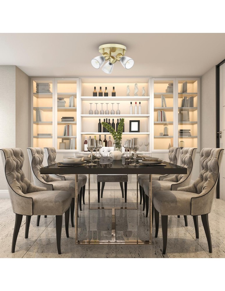 Adjustable ceiling lamps - spots - Milagro BEST GOLD 3xE14 (round) ceiling lamp ML9977 - product kolory-swiatla.pl 5