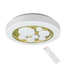 Plafonds with remote control - Milagro Plafond BUBBLES GOLD 30W Ø390 mm ML8128 - product 1