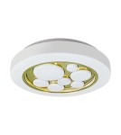 Plafonds with remote control - Milagro Plafond BUBBLES GOLD 30W Ø390 mm ML8128 - product 2