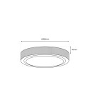 LED ceiling lamps - Milagro Plafondier MIRI 34W Ø490 mm ML8498 - product 4