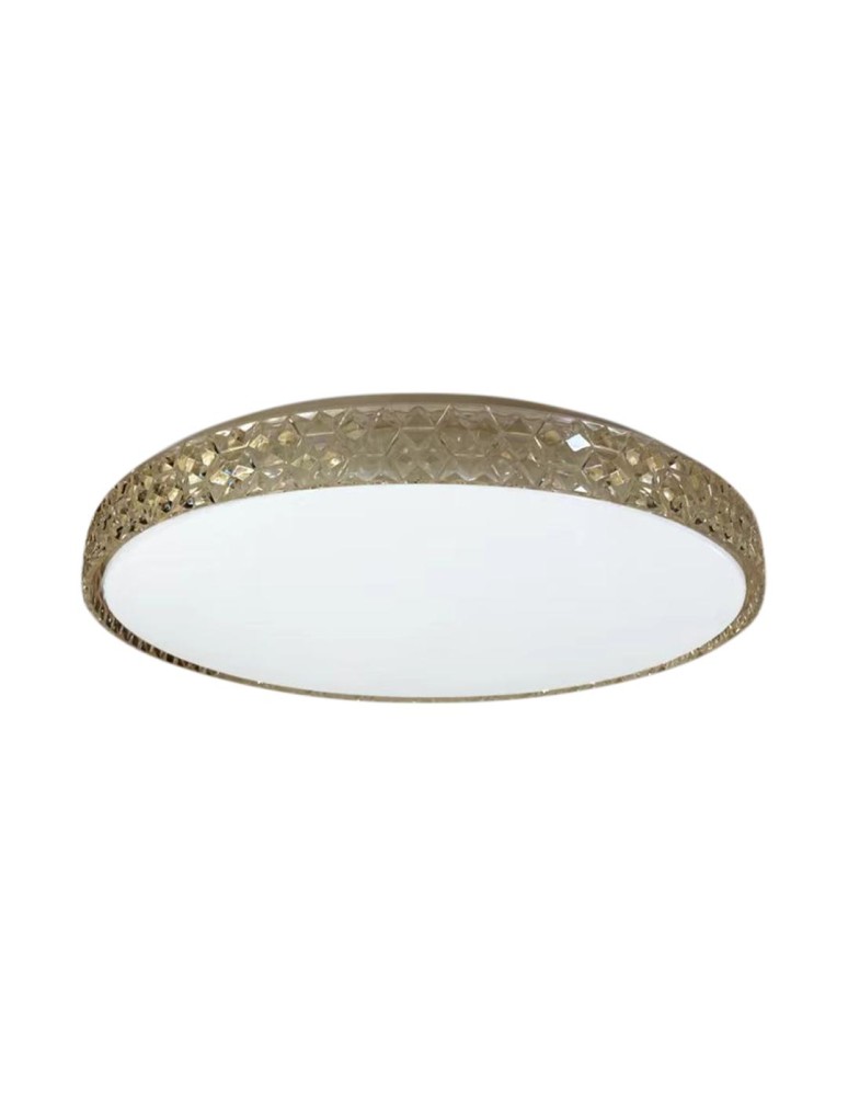 Amber ceiling lamps - Milagro Plafondier SHINY AMBER 34W Ø490 mm ML7448 - product kolory-swiatla.pl 1