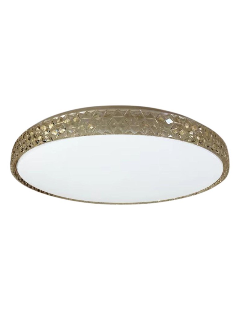 Amber ceiling lamps - Milagro Plafondier SHINY AMBER 34W Ø490 mm ML7448 - product kolory-swiatla.pl 5