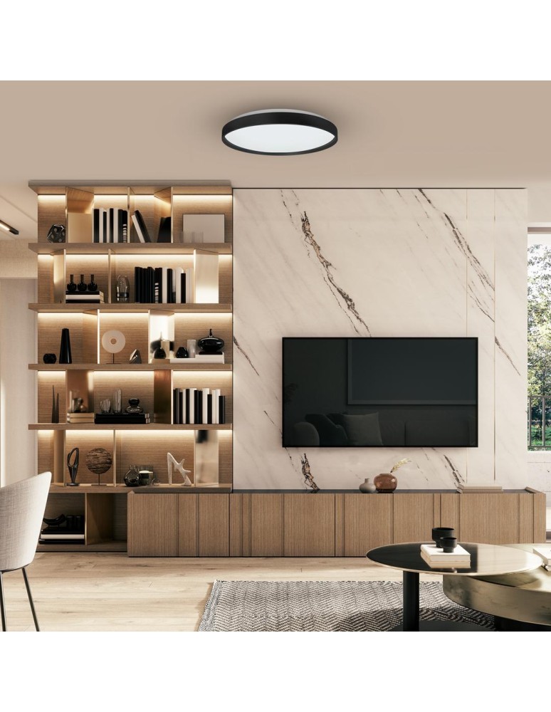 Plafonds with remote control - Milagro Plafondier RINGO RGB 36W Ø390 mm ML9965 - product kolory-swiatla.pl 5