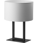 Table lamps with lampshade - Zuma Line Tessa Table Lamp Black / White 5131 - product 1