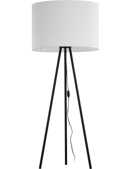 Zuma Line Nallu Lampa Podłogowa Biała Czarny / Biały 3112