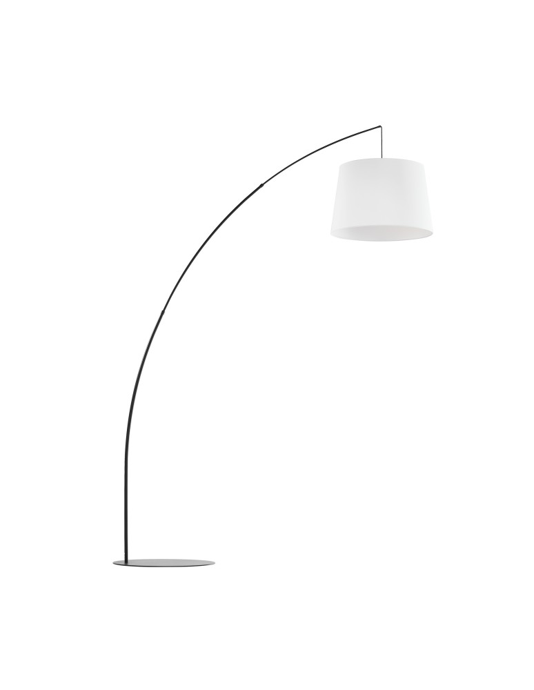Broken floor lamps - Zuma Line Mangri Floor Lamp White Black / White 3060 - product kolory-swiatla.pl 1