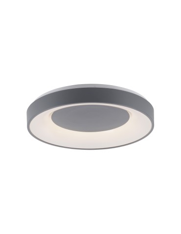 Leuchten Direkt Anika Ceiling Light with Remote Control with Light Color Control and Dimming Dark Gray 14326-18