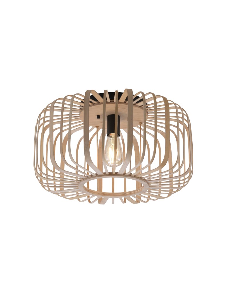 Ceiling lamps - Paul Neuhaus Racoon Ceiling Lamp Natural Wood 11413-79 - product kolory-swiatla.pl 1