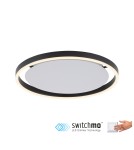 Ceiling lamps - Leuchten Direkt Ritus 39cm Ceiling 3 Stage Dimmable Plain Wall Switch Anthracite 15391-13 - product 1