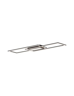 Leuchten Direkt Asmin Elongated Ceiling 100cm 3 Lighting Modes Adjustable Plain Wall Switch Black 14694-18