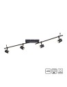 Paul Neuhaus Barik Ceiling Lamp Black 6525-18