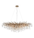 Glamour pendant lamps - Paul Neuhaus Icicle Pendant Lamp Old Brass 2031-11 - product 1