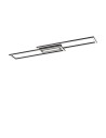 Leuchten Direkt Asmin Elongated Ceiling 95cm 3 Lighting Modes Adjustable with Plain Wall Switch Black 14696-18