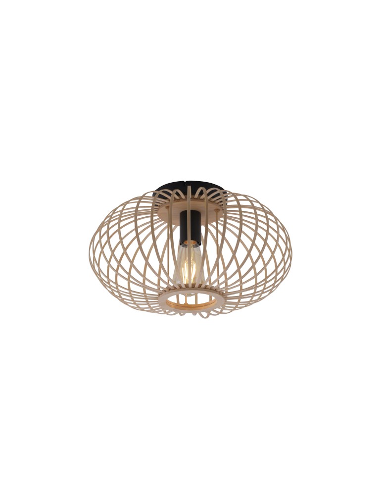 Ceiling lamps - Paul Neuhaus Racoon Ceiling Lamp Natural Wood 11410-79 - product kolory-swiatla.pl 1