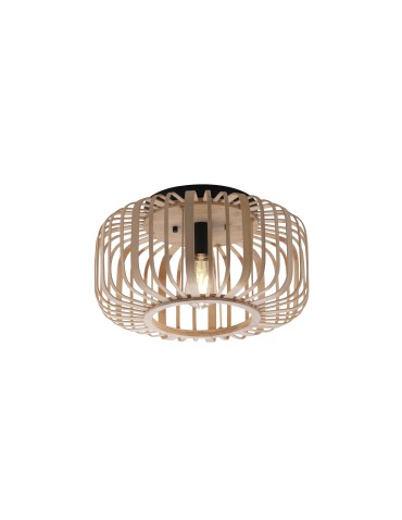 Paul Neuhaus Racoon Ceiling Lamp Natural Wood 11412-79