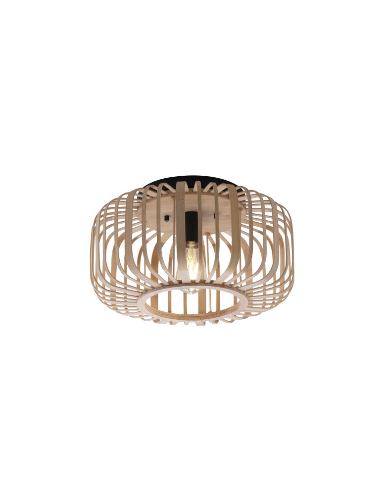 Ceiling lamps - Paul Neuhaus Racoon Ceiling Lamp Natural Wood 11412-79 - product kolory-swiatla.pl 1