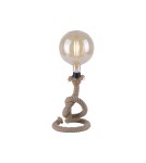 Loft table lamps - industrial - Paul Neuhaus Rope Table Lamp Black 15480-18 - product 1