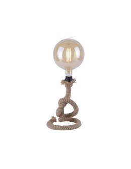 Paul Neuhaus Rope Table Lamp Black 15480-18