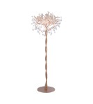 Glamour floor lamps - Paul Neuhaus Icicle Floor Lamp Old Brass 232-11 - product 1