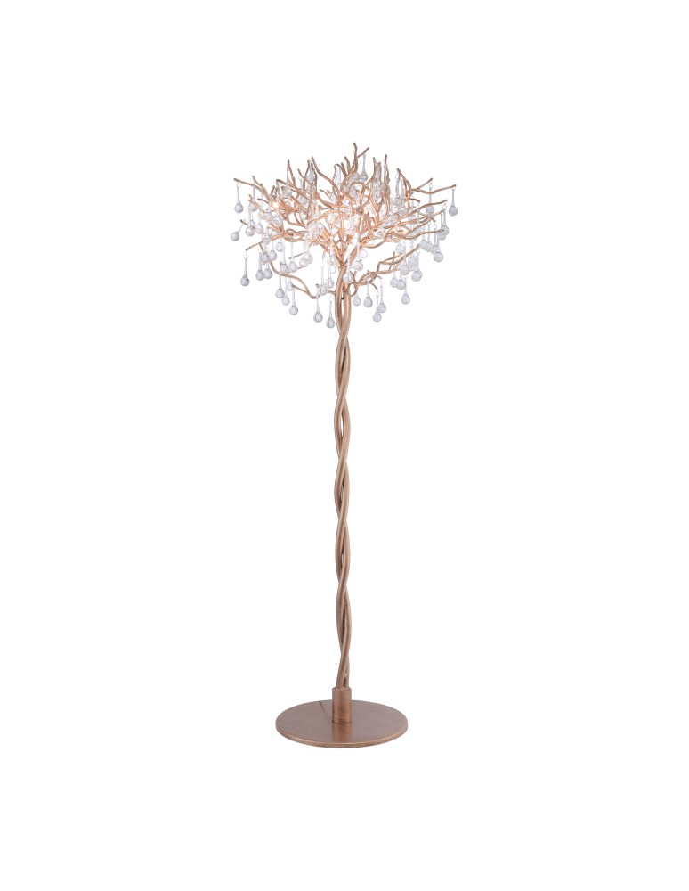 Glamour floor lamps - Paul Neuhaus Icicle Floor Lamp Old Brass 232-11 - product kolory-swiatla.pl 1