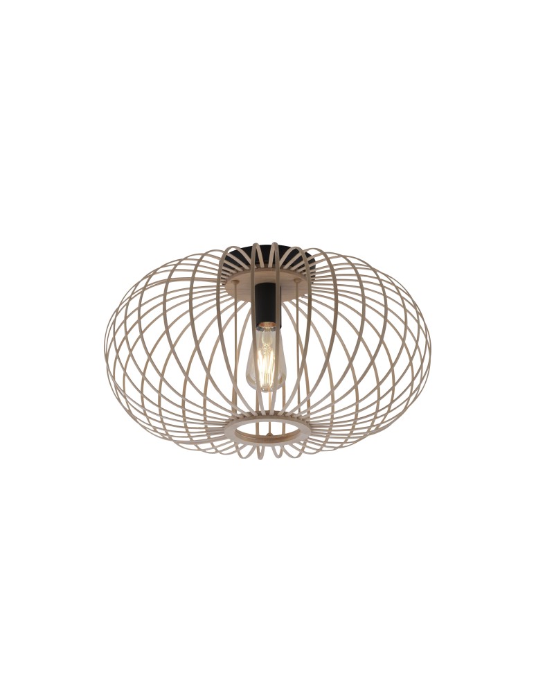 Ceiling lamps - Paul Neuhaus Racoon Ceiling Lamp Natural Wood 11411-79 - product kolory-swiatla.pl 1